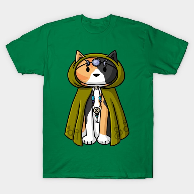 Druid Cat T-Shirt by Doodlecats 